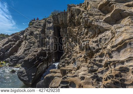 Cheese Rocks, In The Village Of Malorechenskoye, Is One Of The Most Famous Sights Of The Alushta Reg