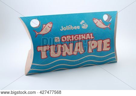 Manila, Ph - July 22 - Jollibee Tuna Pie On July 22, 2021 In Manila, Philippines.