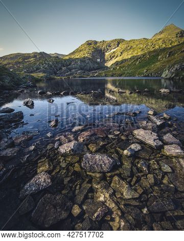Morning Scenery In Austrian Alps - Klafferkessel Schladminger Tauern