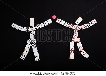 Menneskelige figurer af Domino