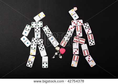 Menneskelige figurer af Domino