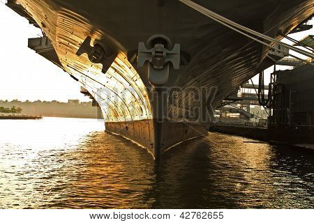 Aircraft Carrier In New York