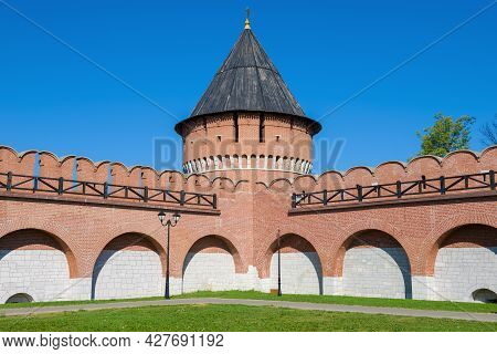 The Old Ivanovskaya Tower On A Sunny July Day. Tula Kremlin, Russia