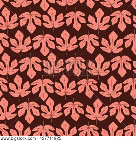 Vector Fabric Seamless Pattern. Abstract Green Color Background.
