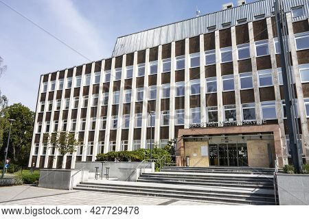 Karvina, Czech Republic - September 13, 2020: The Building Of Town Hall And Council Of Karvina City 