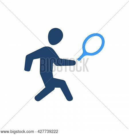 Tenis Icon. Meticulously Designed Vector Eps File.