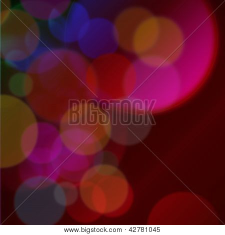 Multicolor de blur, bokeh, Ilustración