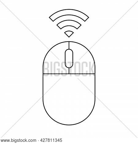 Simple Illustration Of Mouse Personal Computer Component Icon