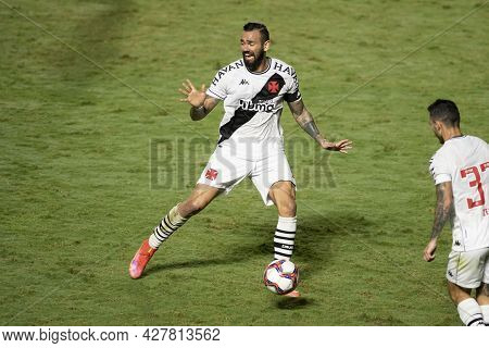 Rio, Brazil - July 24, 2021: Leandro Castan Player In Match Between Vasco 4 Vs 1 Guarani By 14th Rou