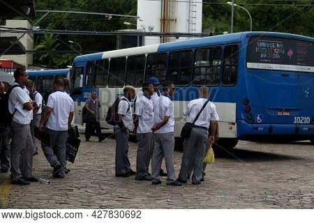 Bus Drivers Strike In Salvador