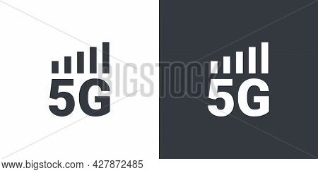 5g Symbol Concept. High Speed Internet Icons. 5g Signal Icons. Vector Illustration