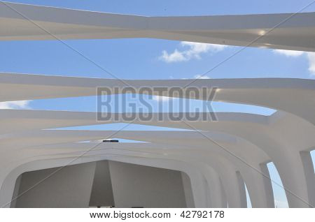 USS Arizona Memorial in Oahu, Hawaii