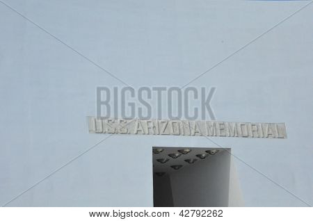 USS Arizona Memorial in Oahu, Hawaii