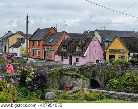 Doolin, Ireland- July 4, 2021: Doolin Village In The West Coast Of Ireland