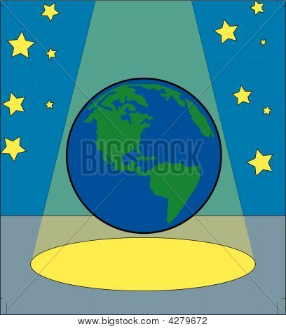 Earth In het middelpunt van de belangstelling.