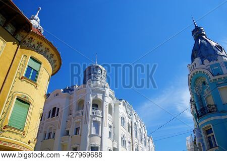 Architecture of Oradea, Romania, Europe