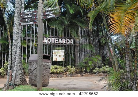 Polynesian Cultural Center in Laie, Oahu, Hawaii