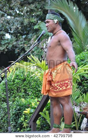 Polynesian Cultural Center in Laie, Oahu in Hawaii