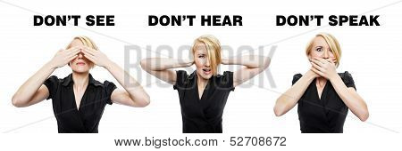 Don't See Don't Hear Don't Speak