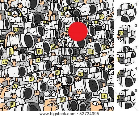 Find The Right Piece, Visual Game. Answer No. 5