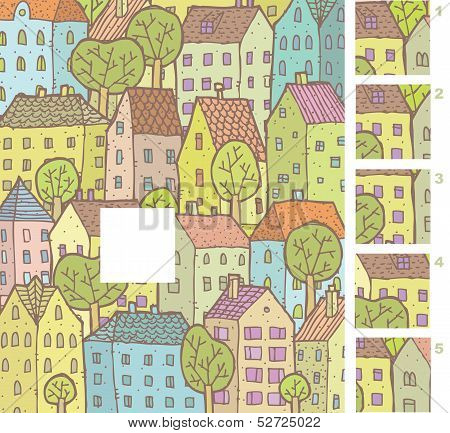 Find The Right Piece, Visual Game. Answer No. 2