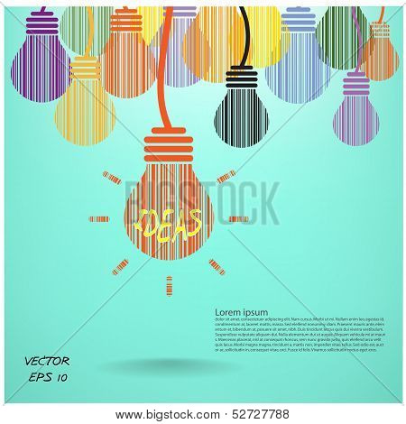 Creative Bulb,ideas Concept