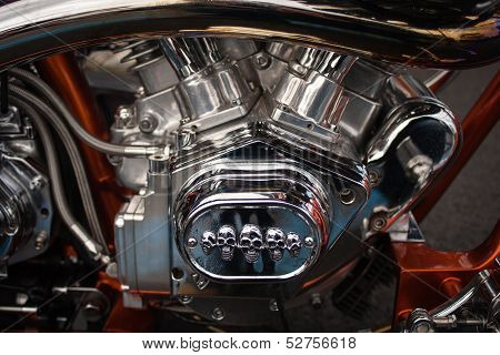 Motorcycle Engine Chrome