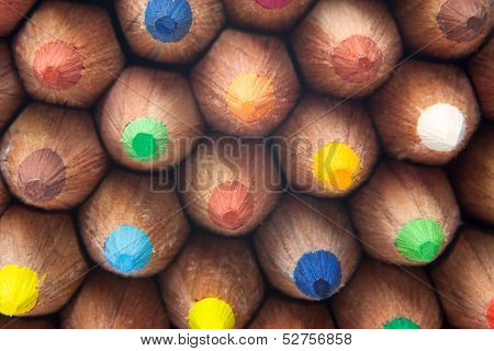 Color Pencils Macro