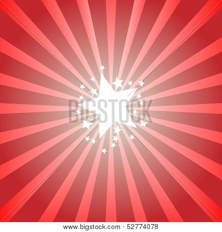 Background with bright stars