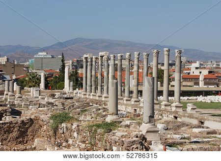 Colonnade In Agora