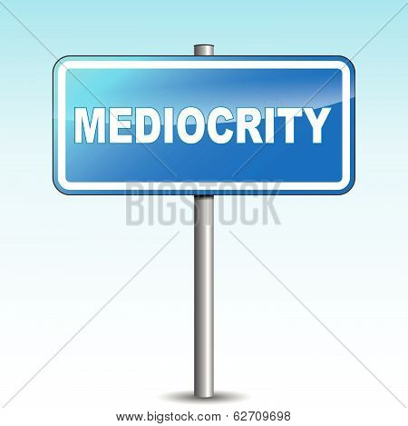 Vector Mediocrity Signpost