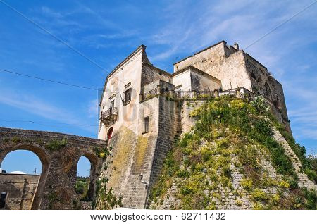 Norman Castle of Ginosa. Puglia. Southern Italy.