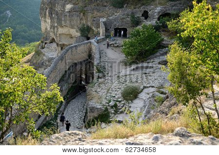 Medieval Fortress Town Chufut-kale, Bakhchisaray, Crimea