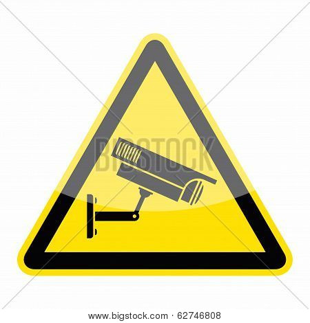 Video surveillance, CCTV camera icon