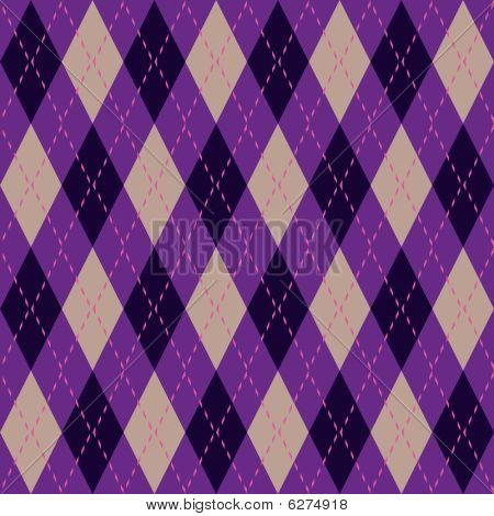 Argyle Bezešvé Pattern