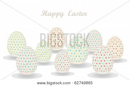 Easter Card With Egg