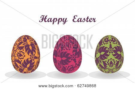 Easter Card With Egg