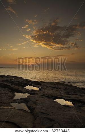 Sunrise, Cloud, Acadia National Park