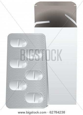 Metal Plate With Pills