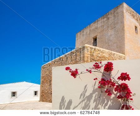 Formentera Sant Francesc San Francisco Javier church in Balearic Islands