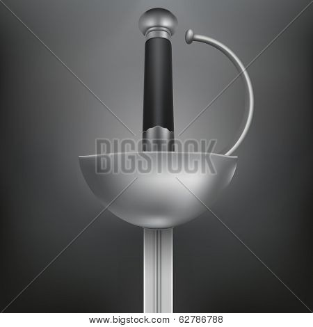Fencing Rapiers. Realistic