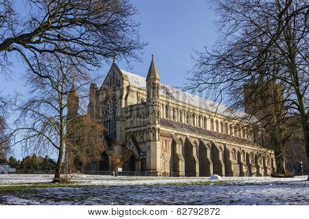 Cathedral And Abbey Church In St.albans, Uk