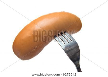 Sausage On Fork