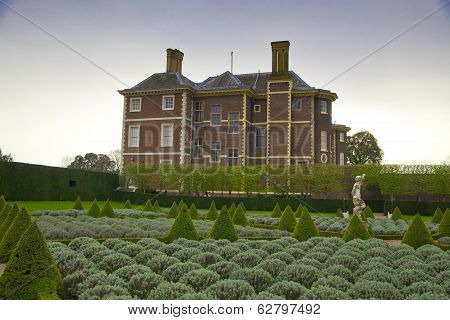 LONDON, RICHMOND UK - APRIL 05, 2014  Richmond duke house, 17th century mansion with park, one of Eu