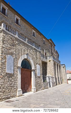 Ducal Palace. Pietragalla. Basilicata. Italy.