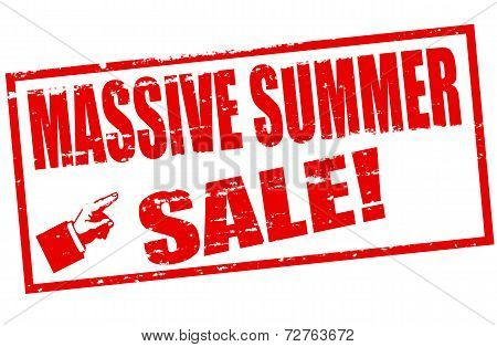 Massive Summer Sale