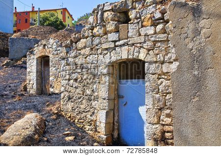 City of the Palmenti. Pietragalla. Basilicata. Italy.