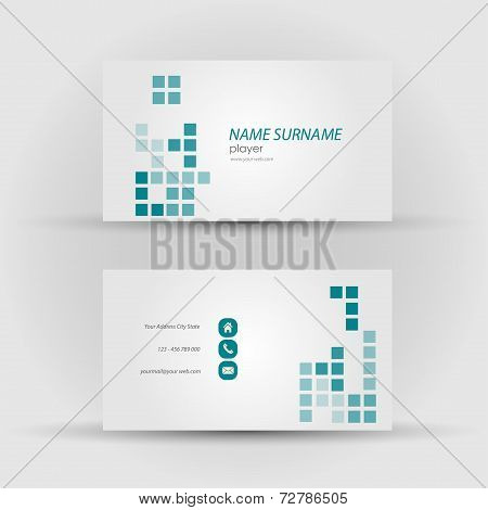 business card template