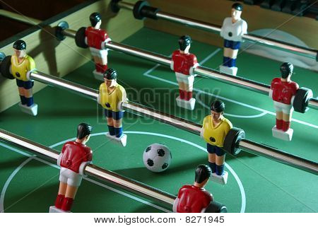 Tiro de futebol de mesa