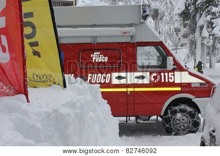 Italian Fire Rescue Vehicle